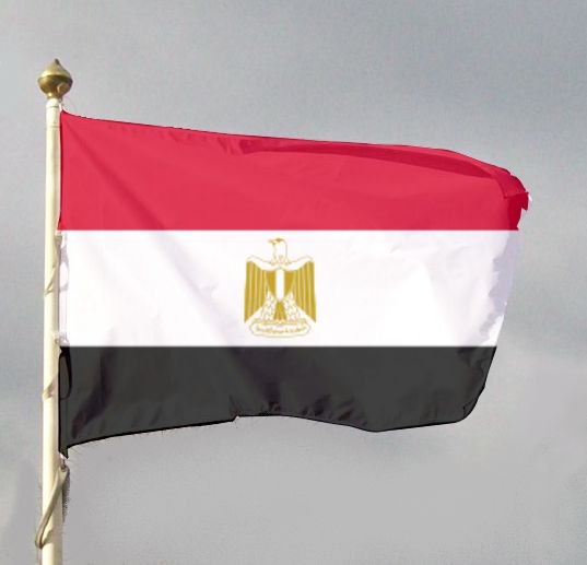 Flaga państwowa Egipt