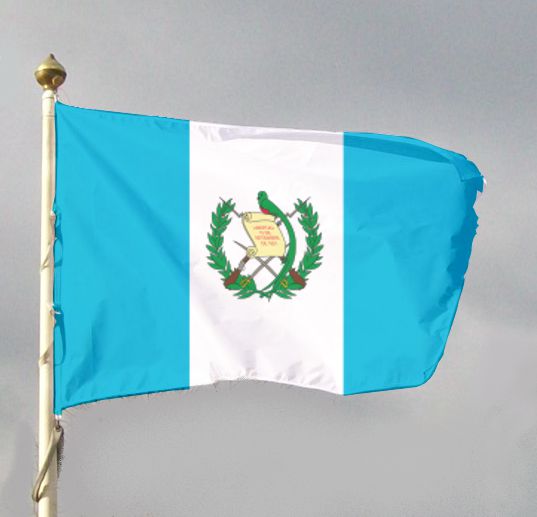 Flaga państwowa Gwatemali