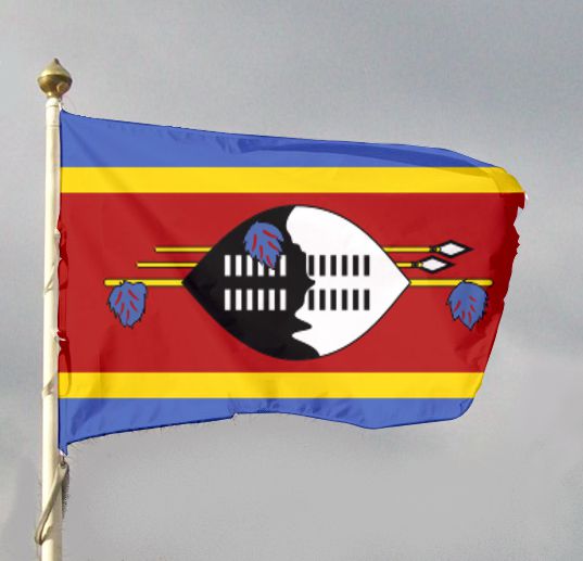 Flaga państwowa Suazi