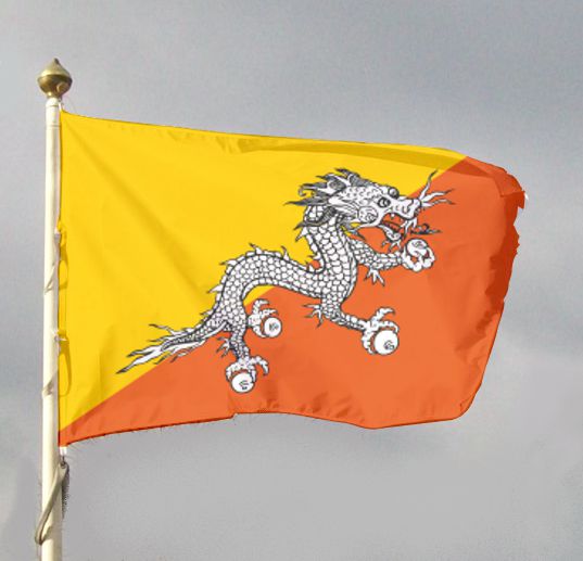 Butan - flaga państwa