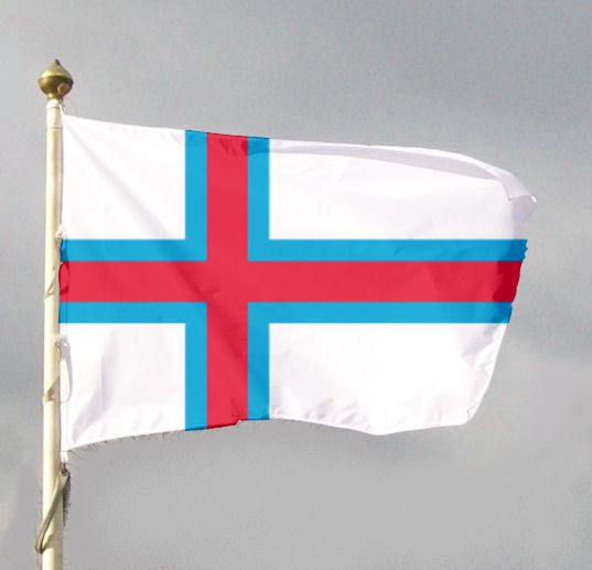 Flaga państwowa - Wyspy Owcze