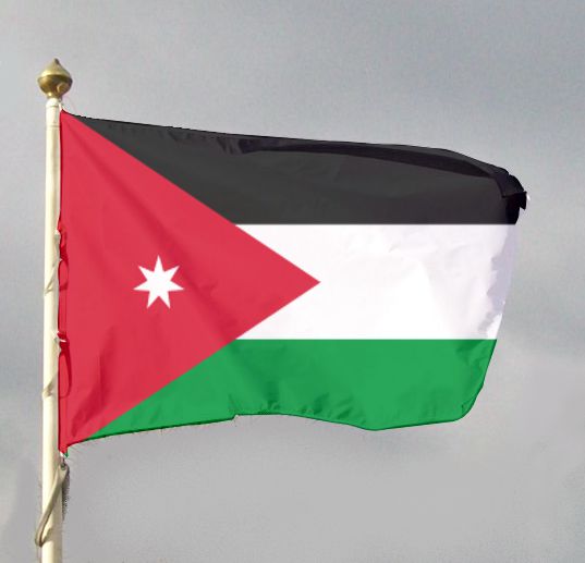 Flaga narodowa Jordanu