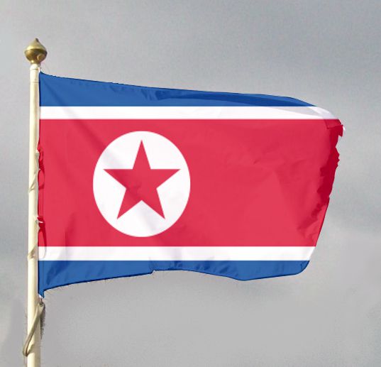 Flaga narodowa Korei Północnej