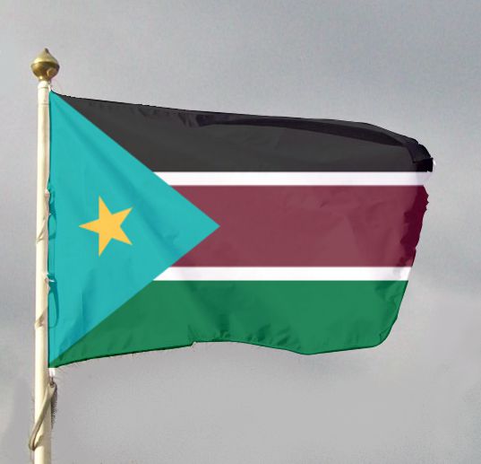 Flaga narodowa - Sudan Południowy
