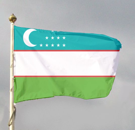 Flaga narodowa Uzbekistanu