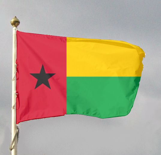 Flaga narodowa Gwinei Bissau