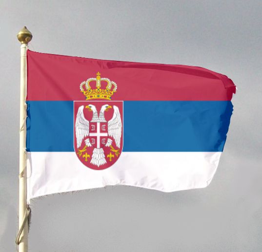 Flaga narodowa Serbii