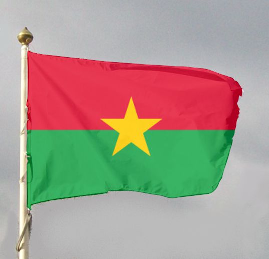 Flaga narodowa - Burkina Faso