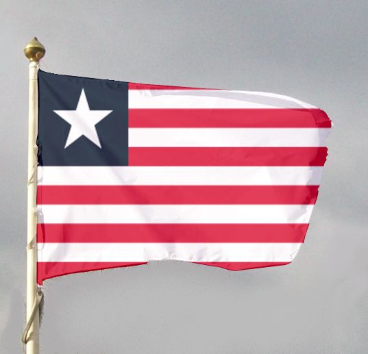 Flaga państwowa - Liberia