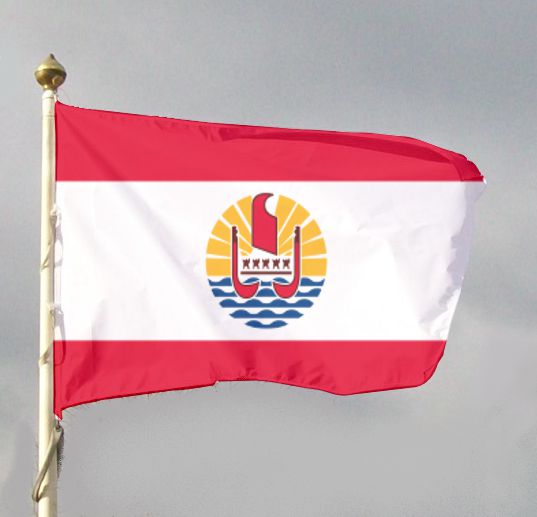 Flaga państwowa Polinezji Francuskiej